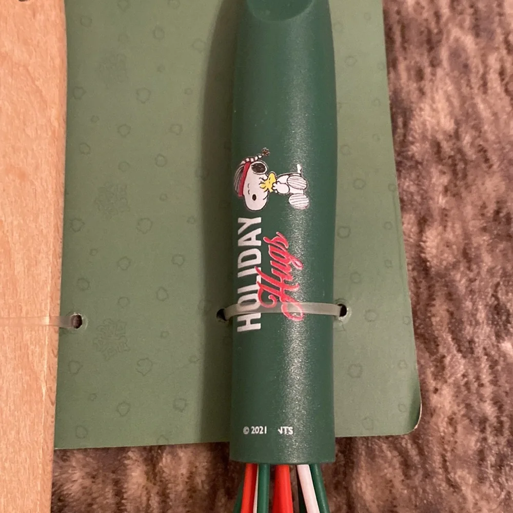 Snoopy Peanuts Christmas Holiday Spatula‎ & Whisk Set